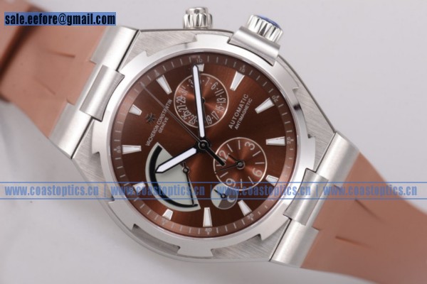 Vacheron Constantin Overseas Dual Time Watch Steel 47450/000R-9410 Replica - Click Image to Close